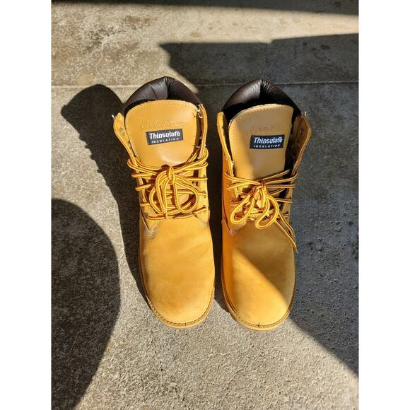 Eddie Bauer Timberland Style Rick Tan Hiking Boots Sz 10.5 - Picture 1 of 6